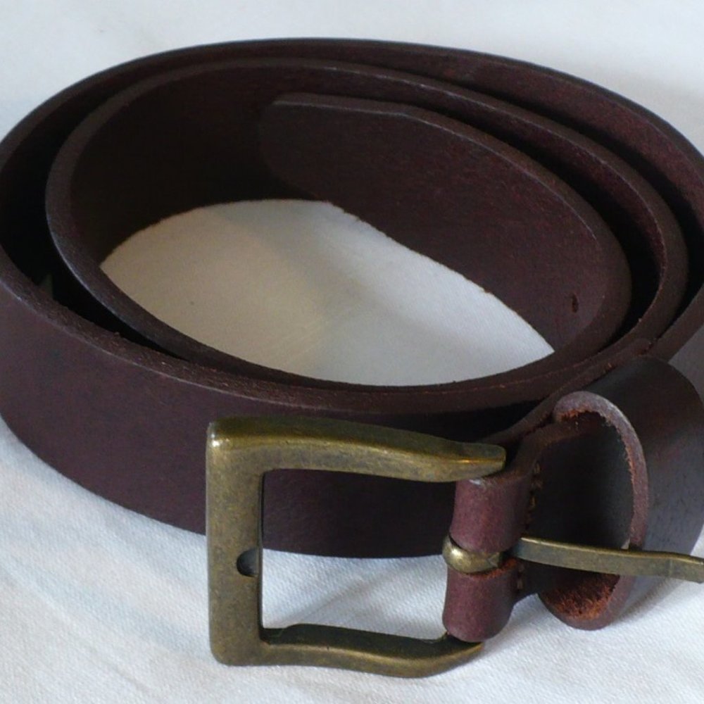 Genuine Leather Dark Brown Belt